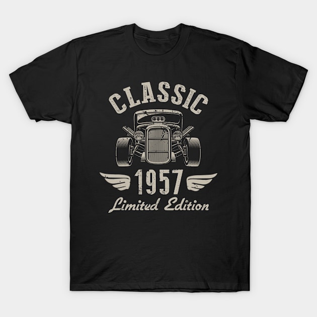 65 Year Old Gift Classic 1957 Limited Edition 65th Birthday T-Shirt by Vikfom